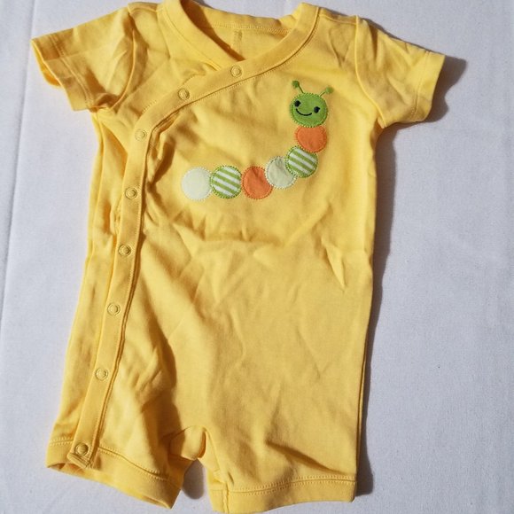 Gymboree Brand New Baby {Caterpillar} -0-3 month NWT Romper - Picture 2 of 3